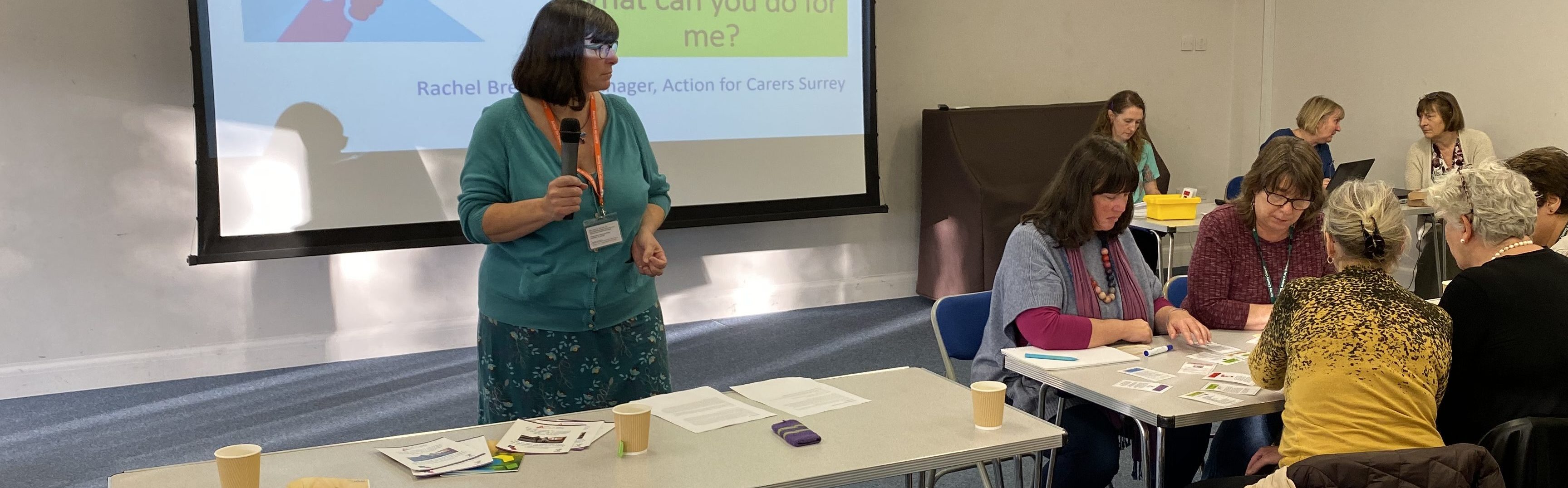 Training for people working with unpaid carers