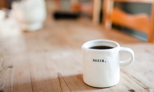 Mug on table