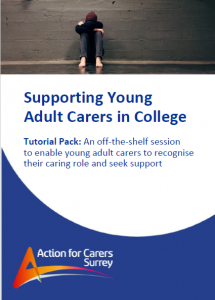 Cover of pack Supporting Young Adult Carers in College