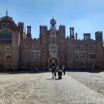 hampton court palace in sun