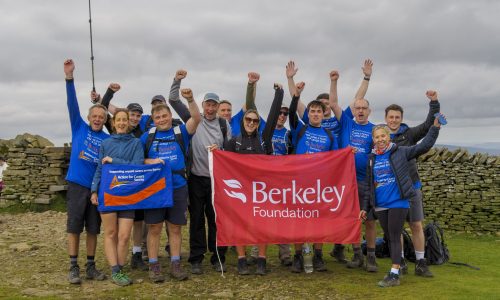 Berkeley Team at top of Yorkshire peak