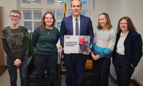 Young carers meet MPs at launch of new Young Carers Covenant in Westminster