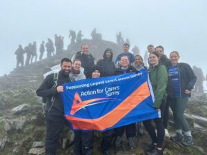 Charity of the year corporate fundraising event climbing snowden.