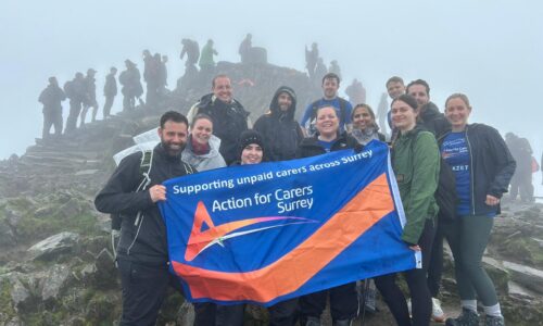 Charity of the year corporate fundraising event climbing snowden.