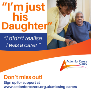 Missing carer campaign - are you a carer and don't realise? I'm just his daughter