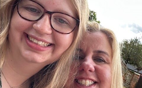 Surrey parent carer with daughter