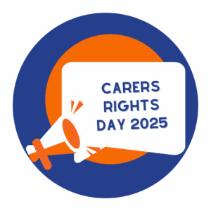 Carers Rights Day 2025 logo from Action for carers Surrey