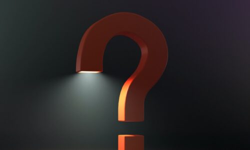 Quiz for carer has image of orange question mark