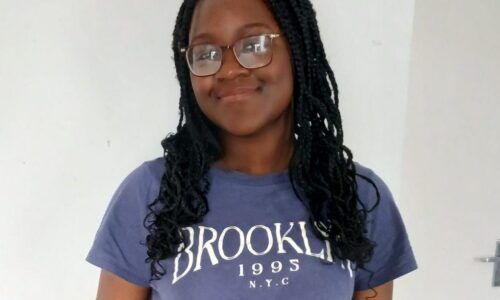 Dominique a young carer in Surrey who helps support her autistic, non verbal brother