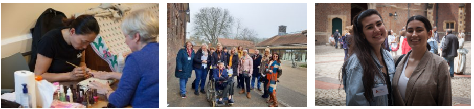 pictures showing Surrey Carers wellbeing events